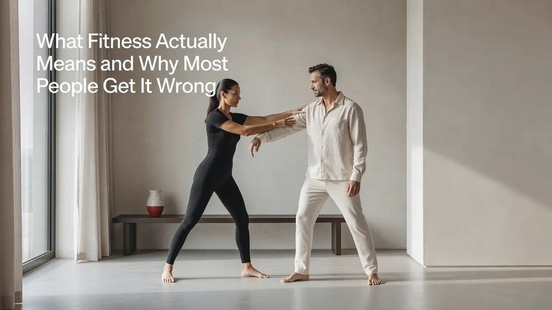 What Fitness Actually Means and Why Most People Get It Wrong &mdash; SHUYO Dubai